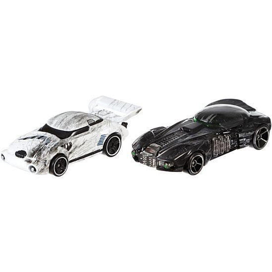 hot wheels star wars stormtrooper and death trooper character car 2-pack toys  *** 222