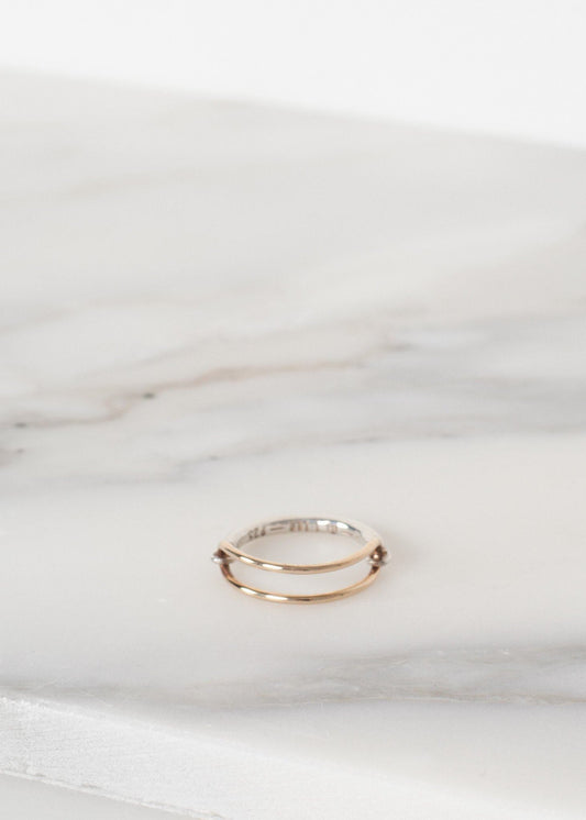 ring 76 in gold multi unisex rings  *** 222